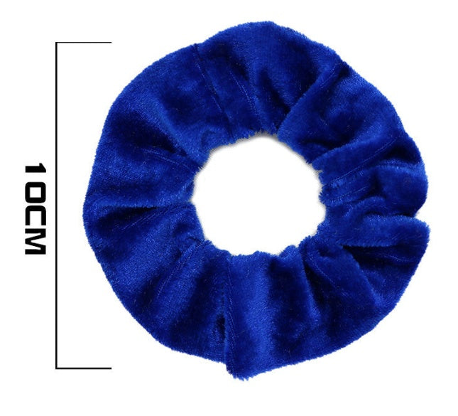 50 Pcs Gold velvet hair ring