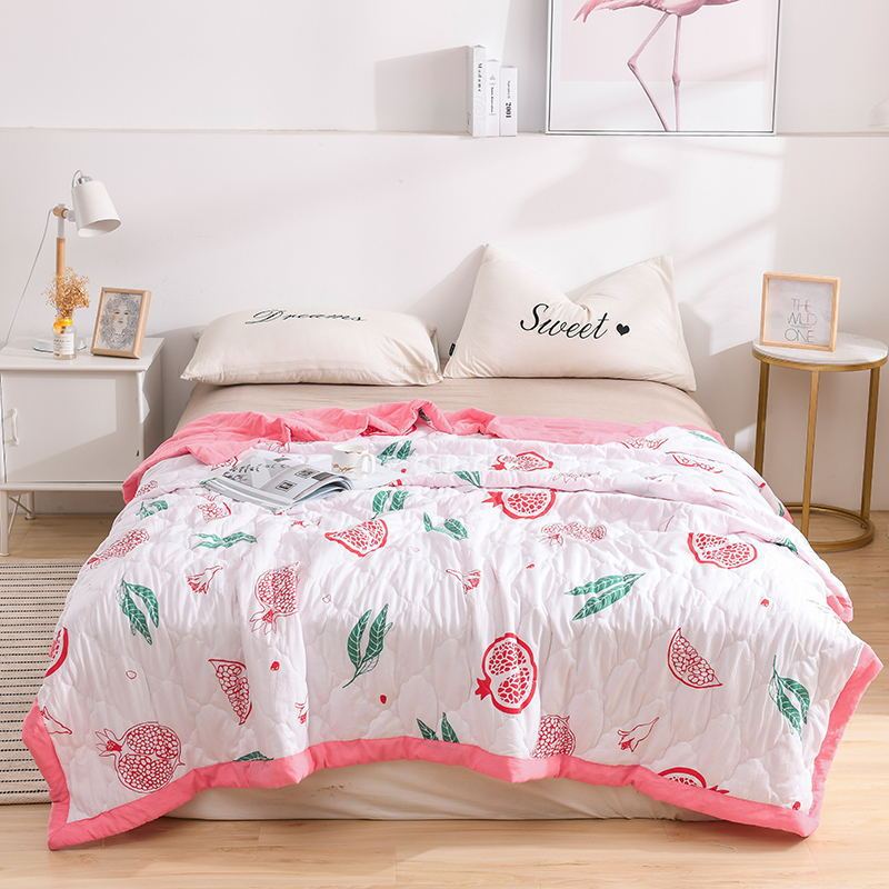 Washed cotton summer quilt