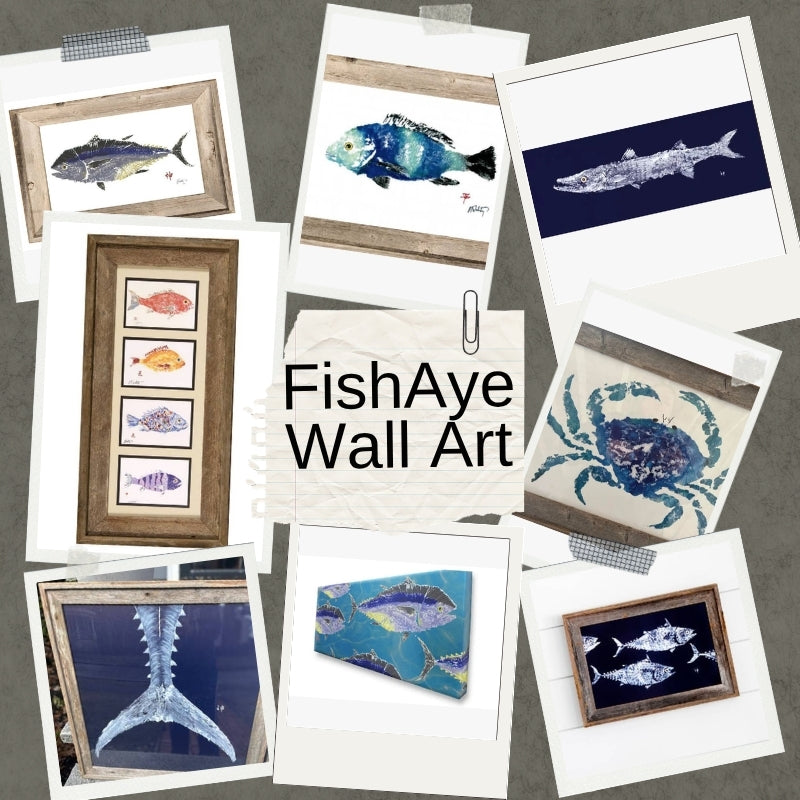 Coastal Art Star Banner Fish Ocean Artist Inspired