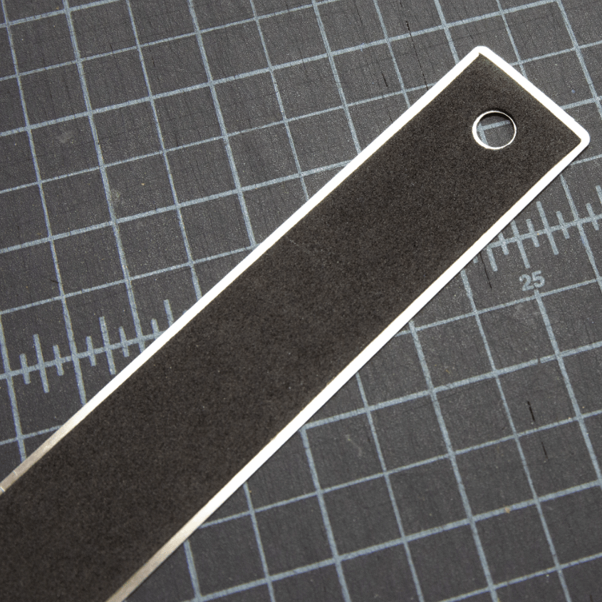 12" (30cm) Stainless Steel Ruler w/ Non Skid Back