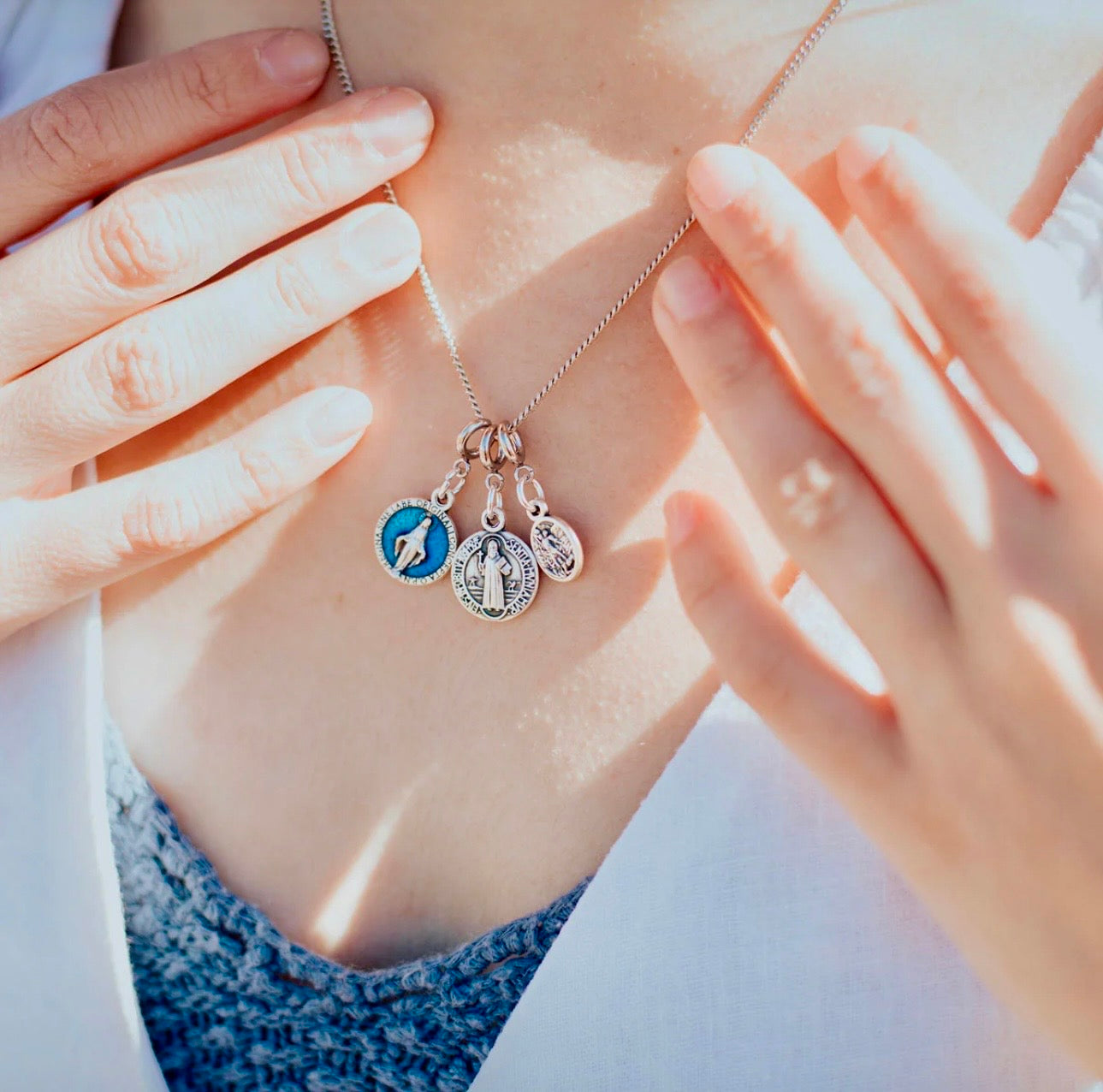 Miraculous Mary Medal Charm