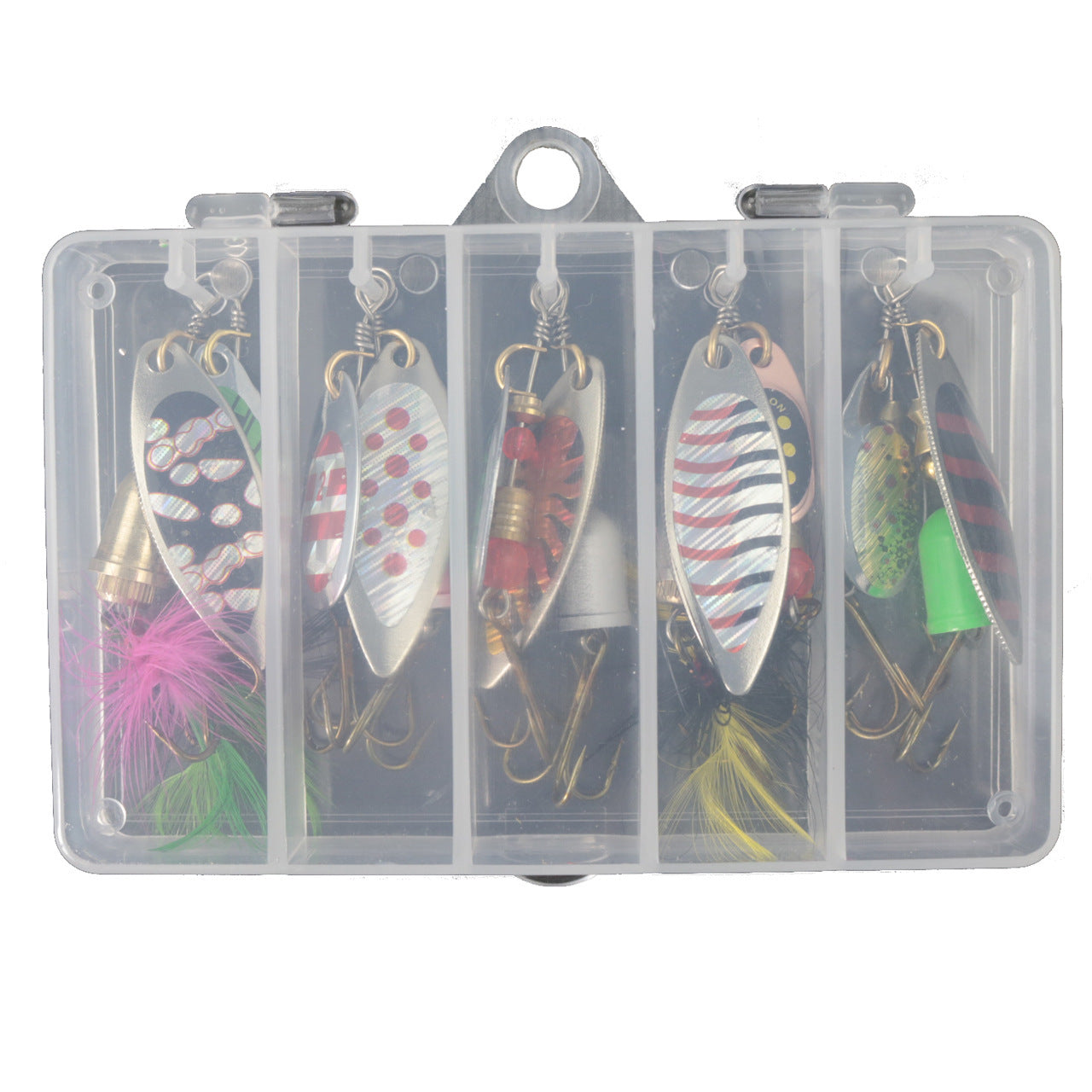 10 Luya Bait Set Rotating Sequins