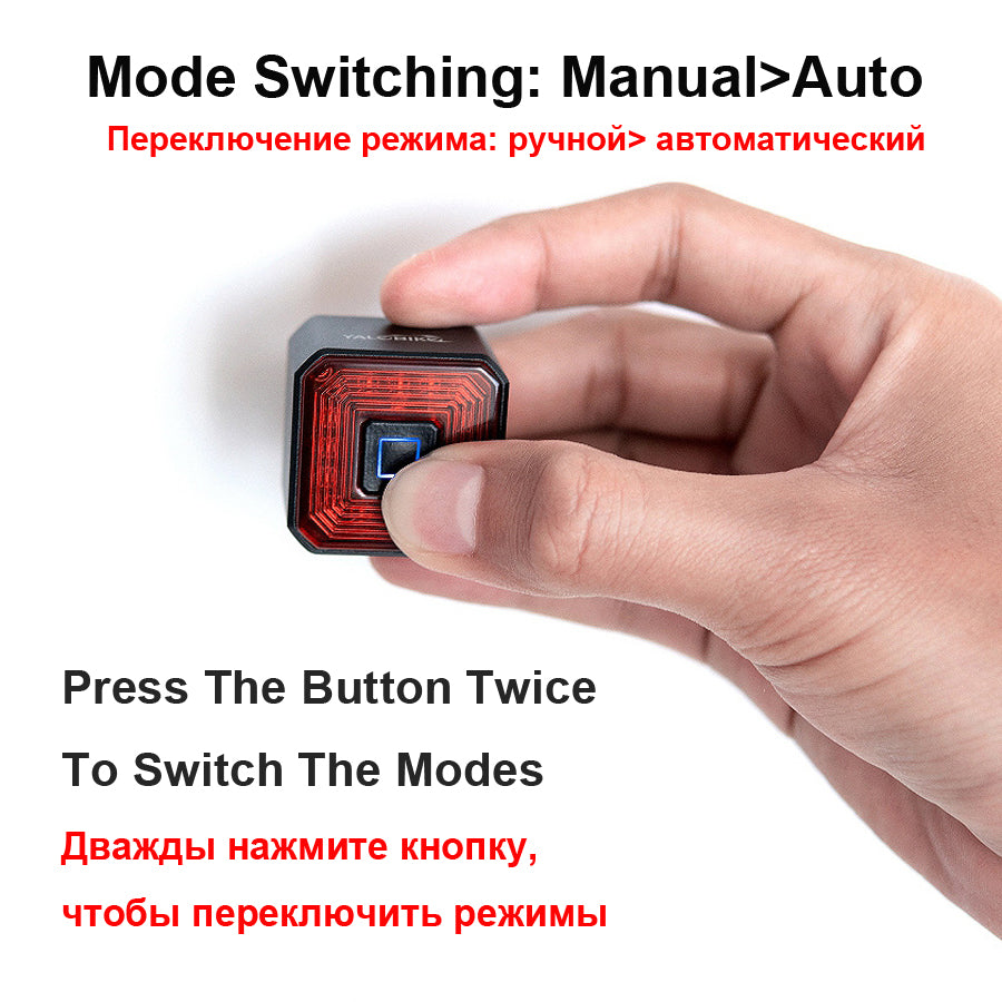 Usb Charging Road Bike Night Riding Taillight