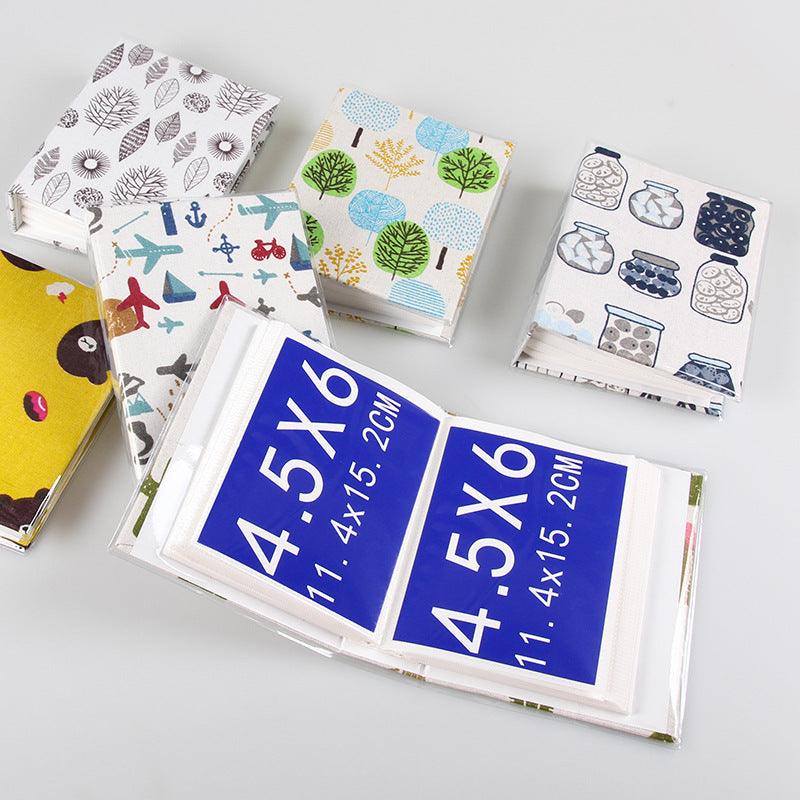 6 Inch Photo Album Cartoon Cute Picture Storage Frame 100 Sheets Insert Page Albums Children Lovers Wedding Memory DIY Family Scrapbook Albums Gift For Couple