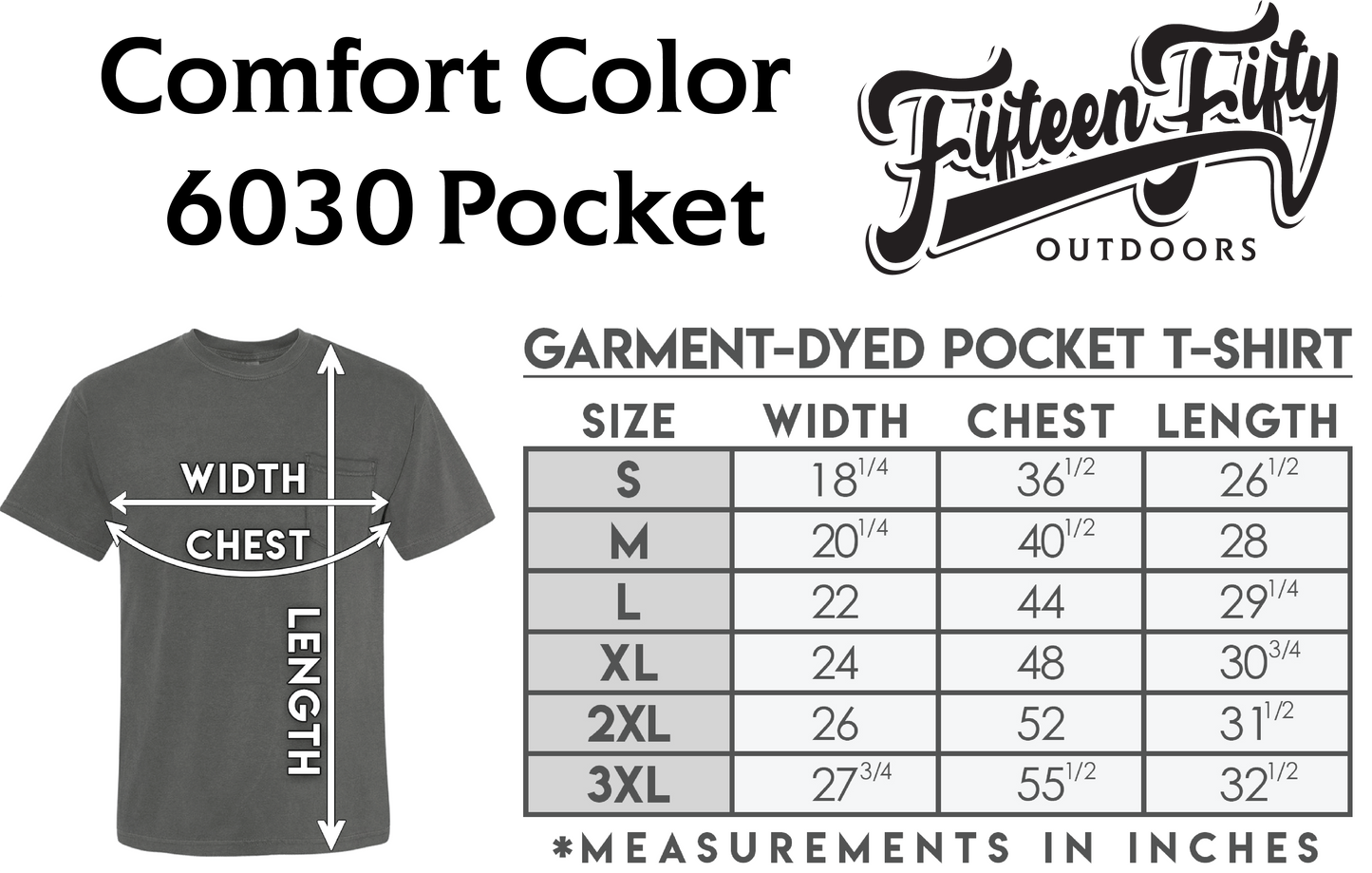 1550 Pocket Logo Tee