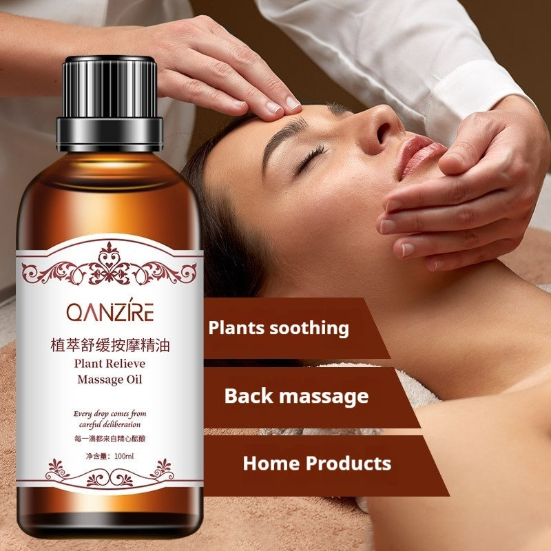 Body Massage Whole Body Essential Oil Ginger Argy Wormwood Beauty Salon Scraping Massage Oil Push Back