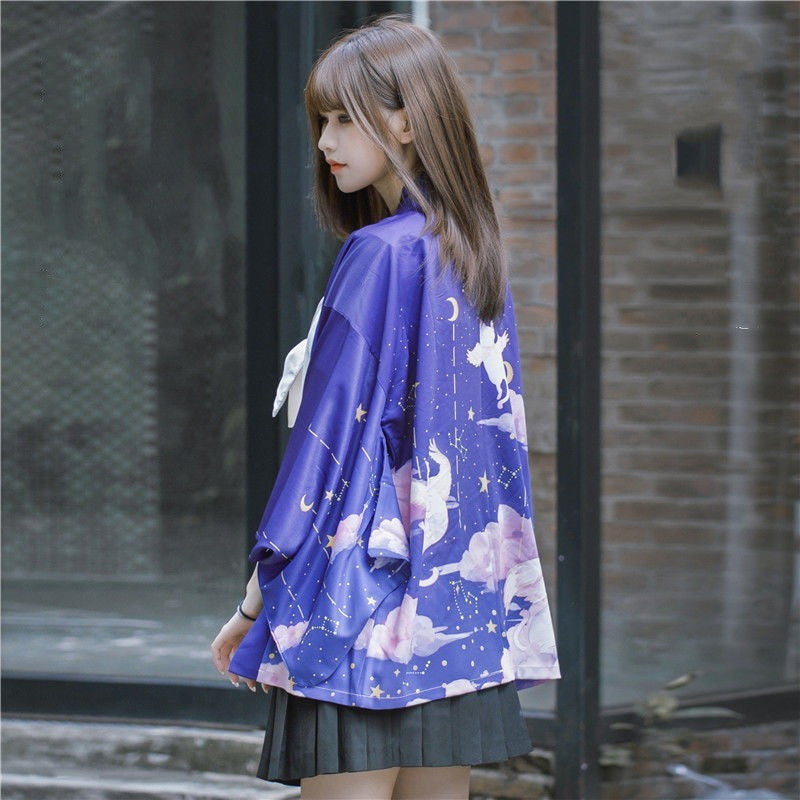 Japanese style summer kimono