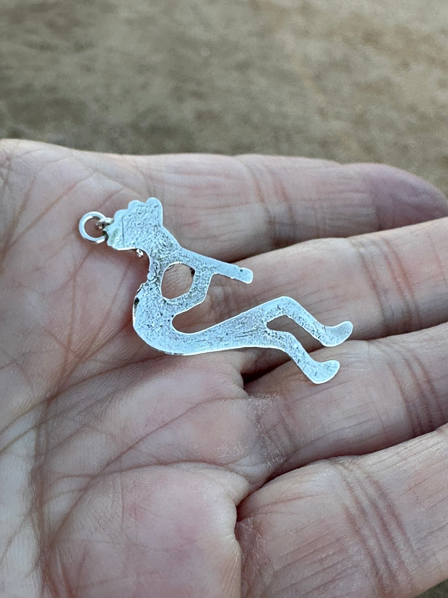 Handcrafted Sterling Silver Kokopelli Charm