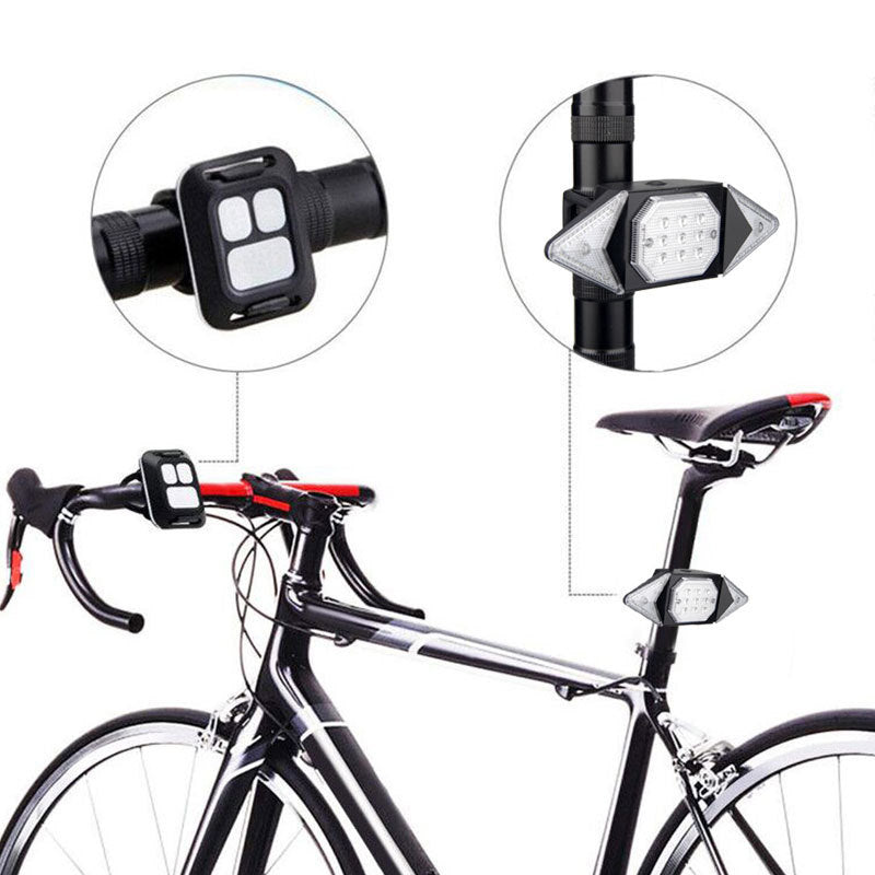 New bicycle turn signal wireless remote control mountain bike