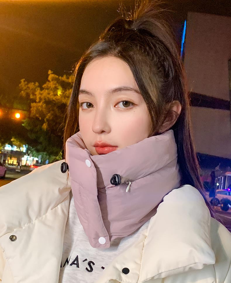 Winter Riding Warm Scarf Neck Protection Riding Motorcycle Windproof Scarf Winter Down Cotton Men's Bandana