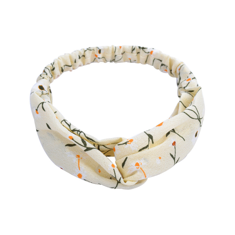 Elastic Cross Sports Headband Face Wash Makeup Headband