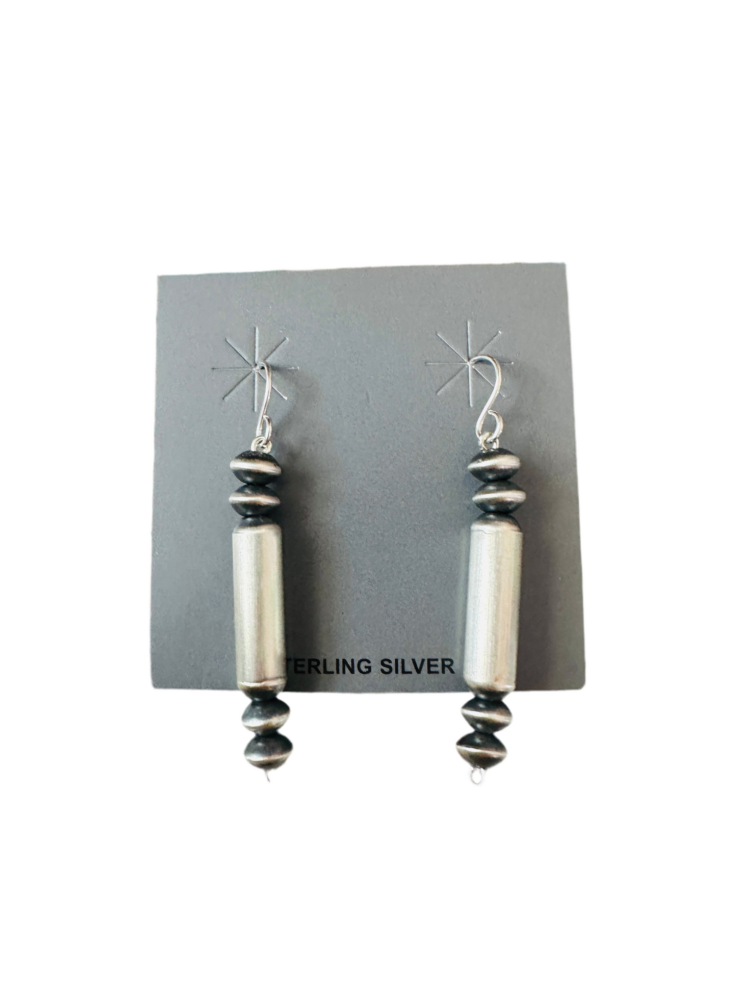 Handcrafted Sterling Silver Pearl Dangle Earrings