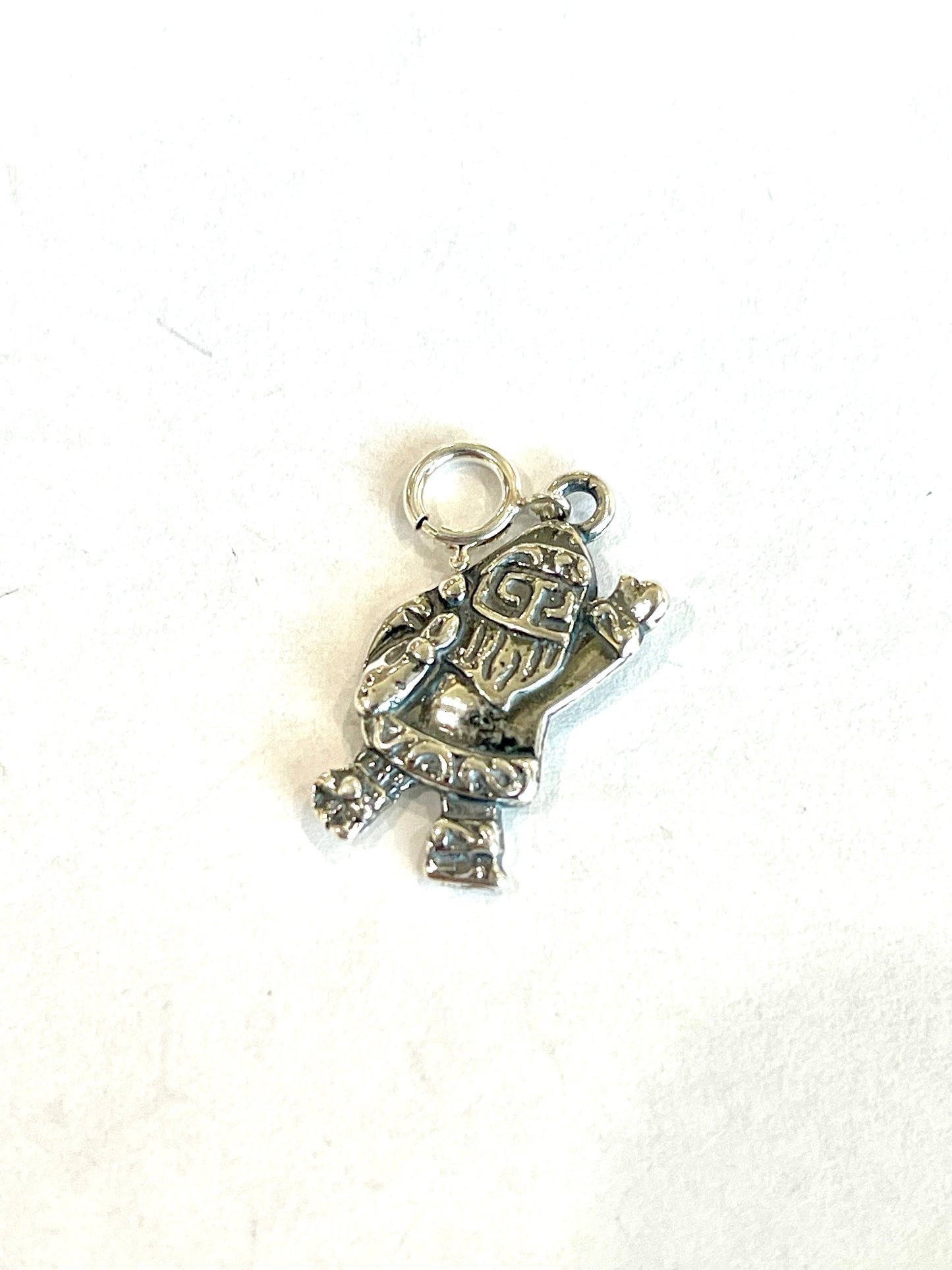 Handcrafted Sterling Silver CHRISTMAS SANTA Charm