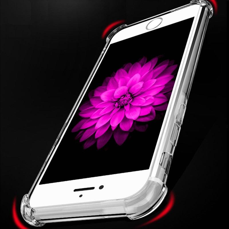 Classic Transparent Clear Soft Shockproof Phone Case Cover For iPhone Simple Phone Cases For iPhone XS 11 Pro MAX 6 6s 7 8 Plus Case Cover Silicone Case iPhone XR X 7 8 6 5 5S 5C Case For iphone