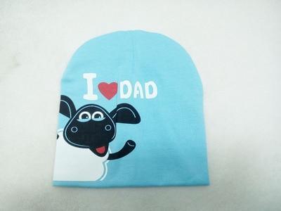 Modern Popular Baby Knitted Warm Cotton Beanie Hat cap For Toddler Baby Kids Cap for Girls & Boys I love Mama Prints Baby Hat Design