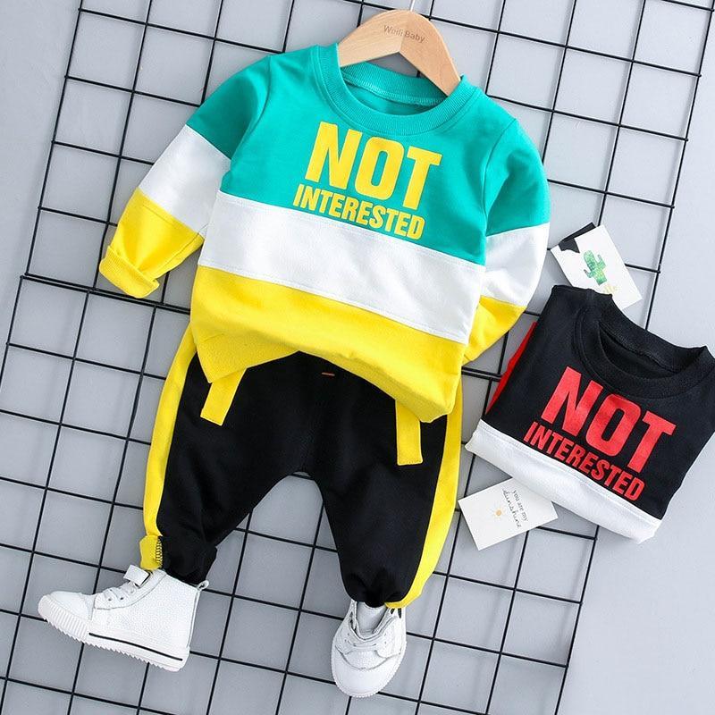 Autumn Winter Newborn Baby Boys and Girls Clothes Sweater and pants Outfit Suit For kids