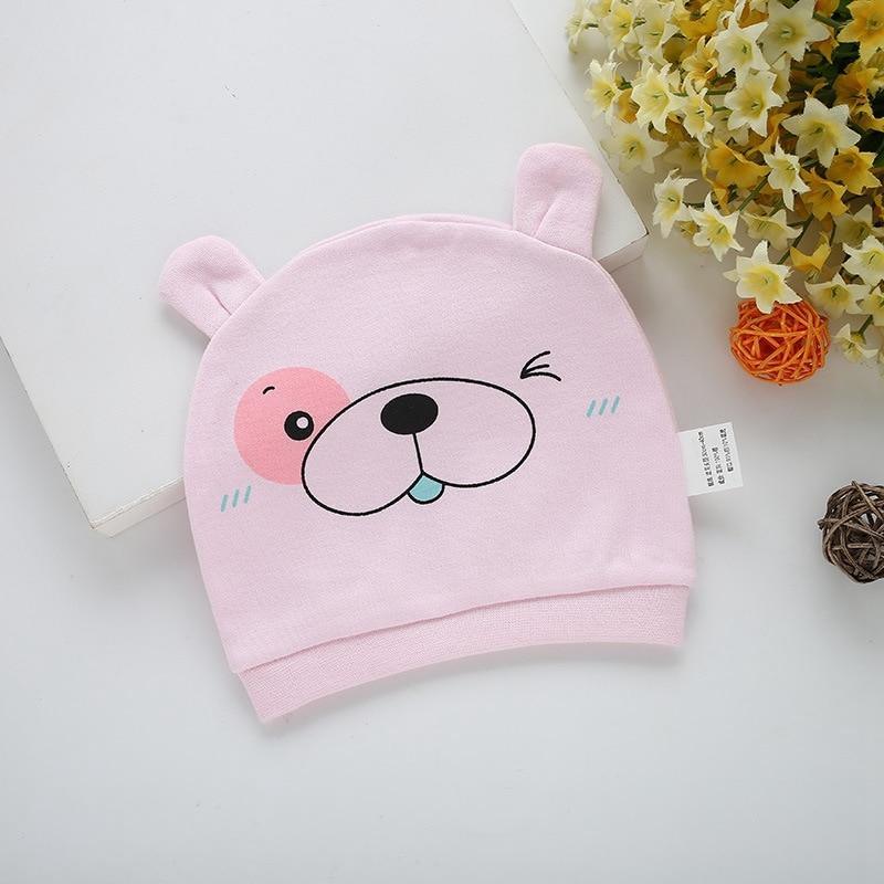 Modern Baby Sleeping Hats Cotton Printed Baby Hats Caps Newborn Baby Accessories For Baby Girls