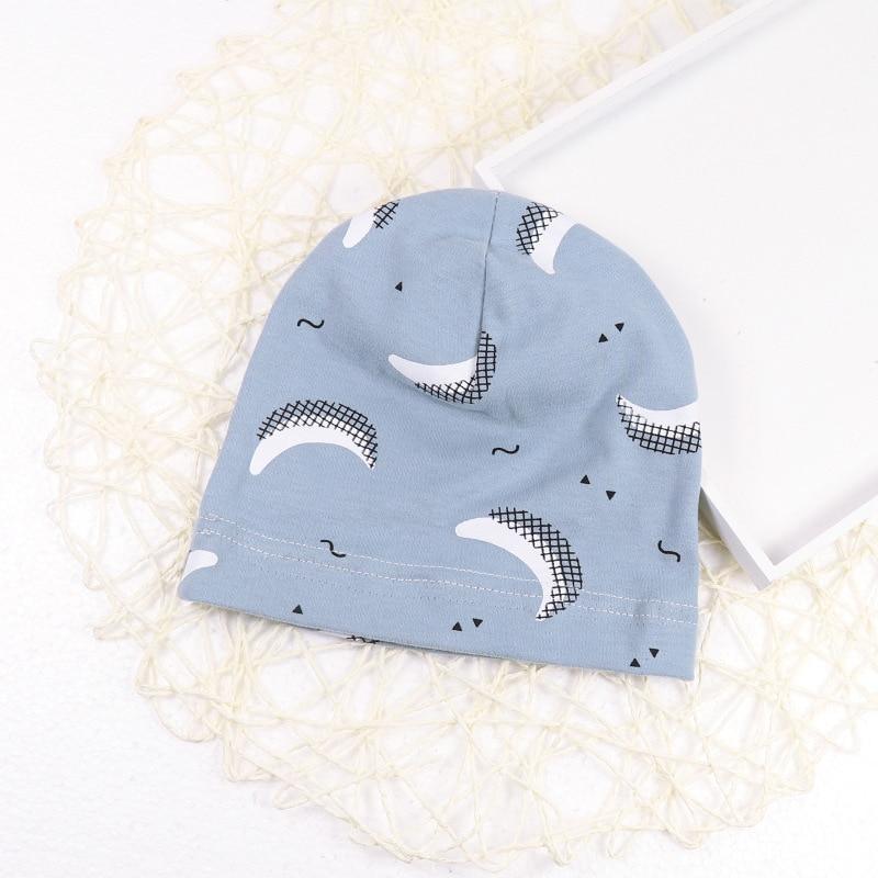 Baby Kids Hat Cotton Stick Figure Printing Caps For Baby Boys and Girls Spring Autumn Children's Hats Caps