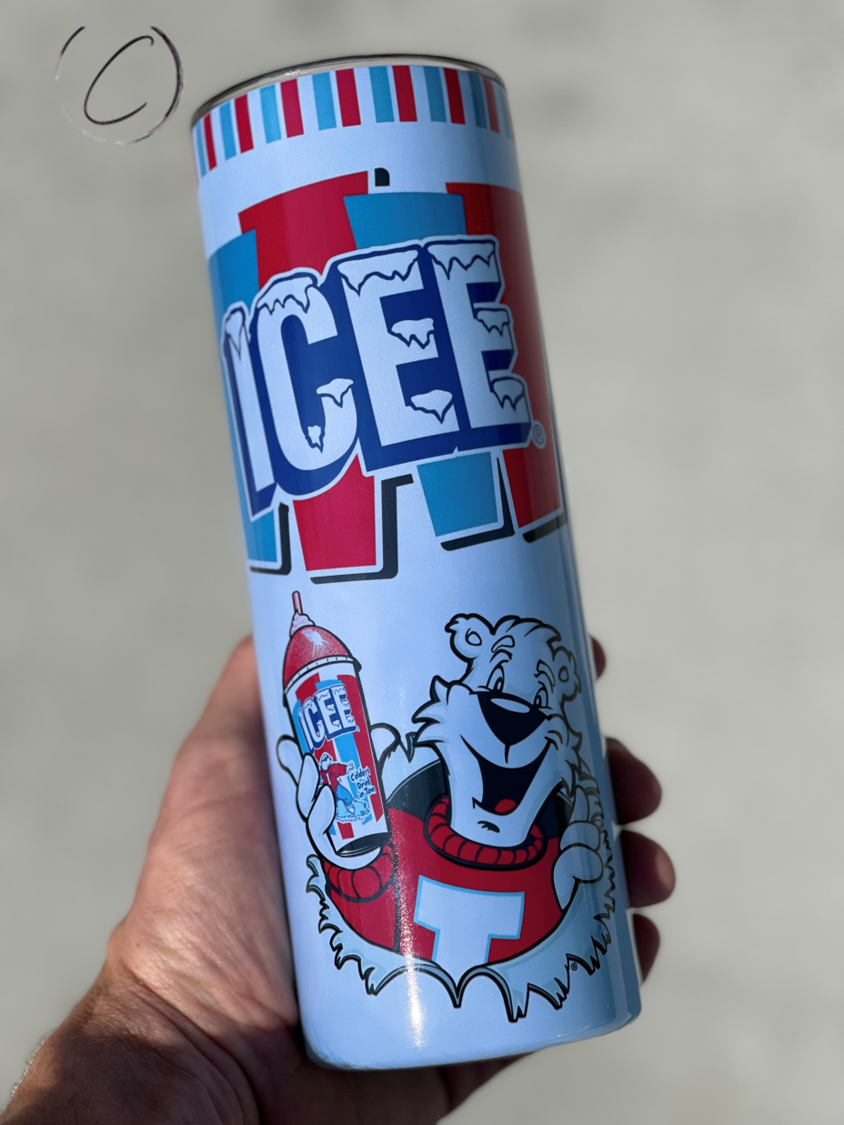 Icee 20oz UV Blue Skinny Tumbler