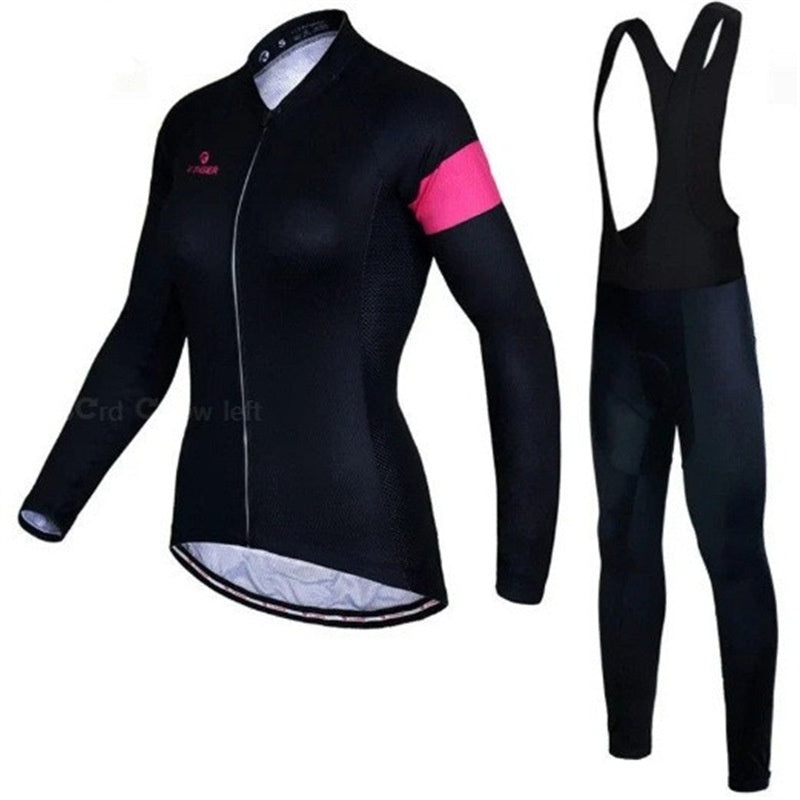 Autumn Long Sleeve Thin Mountain Bike Cycling Clothes Suit
