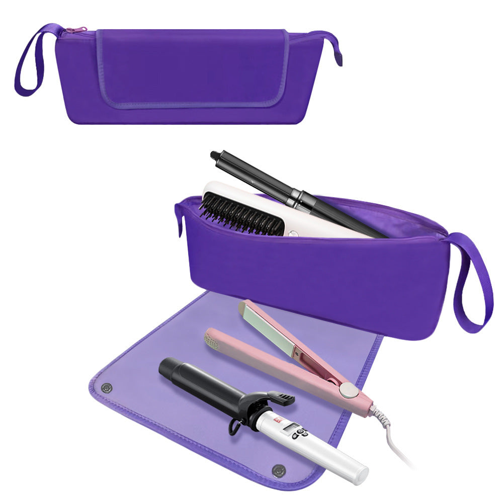 Portable Travel Anti-scald Hair Curler Hair Dryer Bag