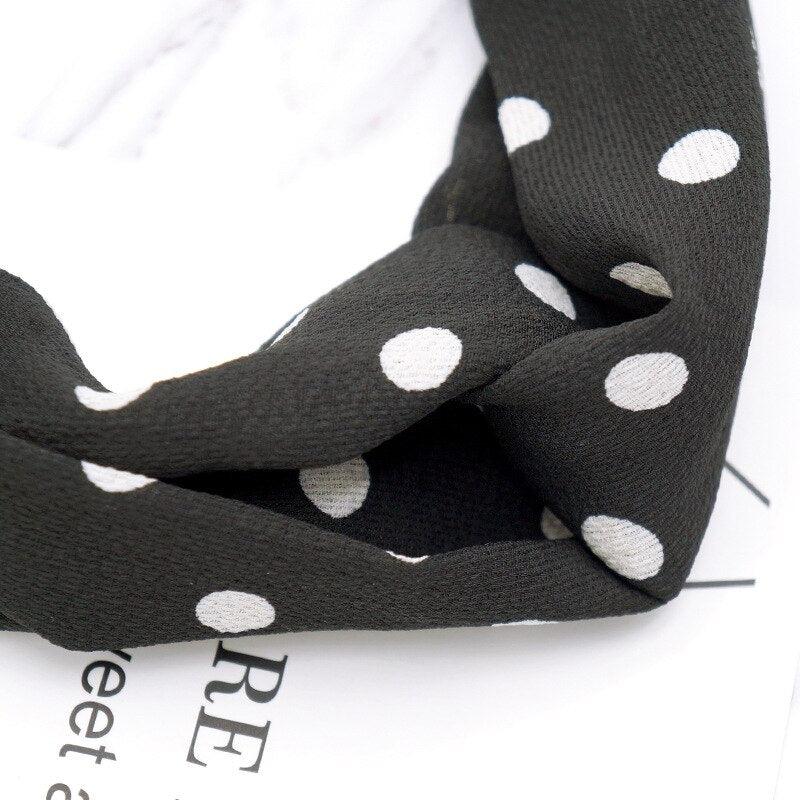 Fashion Wave Point Knot Headband Women Turban Elastic Hairband Head Wrap Hair Accessories for Girls Lady Headwear Hair Band Gorgeous Hair Accessories For Women