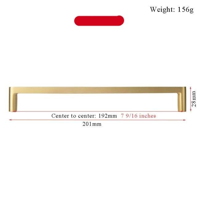 Modern Gold Knob Pure Copper Kitchen Cabinet Handles Cupboard Door Pulls Drawer Knobs Brass Furniture Handle Hardware Drawer Pulls Cupboard Knob For Kitchen Furniture Hardware