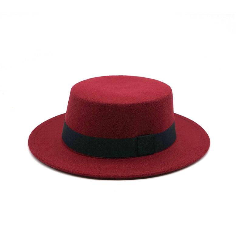 One Size Winter Autumn Cotton Women Men Fedoras Lady Retro Wide Brim Hat Belt Fedora Hat Top Lightweight Caps Everyday Wear Hats Summer Sun Hat