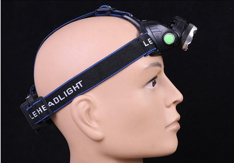 Rechargeable Adjustable 10000LM Led Headlamp Micro USB Charger Flashlight Head Lamp Portable Light Torch Flashlight For Night Work Camping Hiking Walking