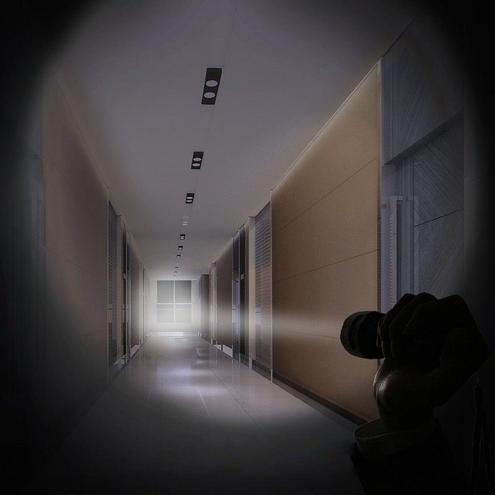 Rechargeable Adjustable Zoomable Waterproof LED Flashlight Super bright LED Tactical Torch Flashlight For Night Riding Camping Hiking Hunting & Indoor Activities