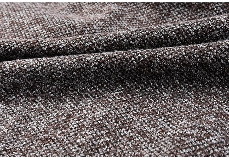 Simple Quality Autumn Winter New Men's Jacket Slim Fit Jacket Slim Fit Thick Sweaters Male Jacket Men Solid Cotton Thick Warm Sweater With Pockets Fashion Warm Cold Weather Classic Jacket