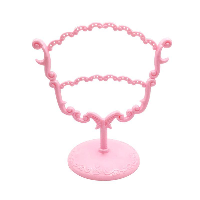 Stand Jewelry Display Organizer Earrings Pendants Bracelets Jewelry Holder With Wooden Base Earrings Storage Rack Metal Jewelry Storage Stand Necklace Rack Ornaments Display Stand Shopping Earring Stand