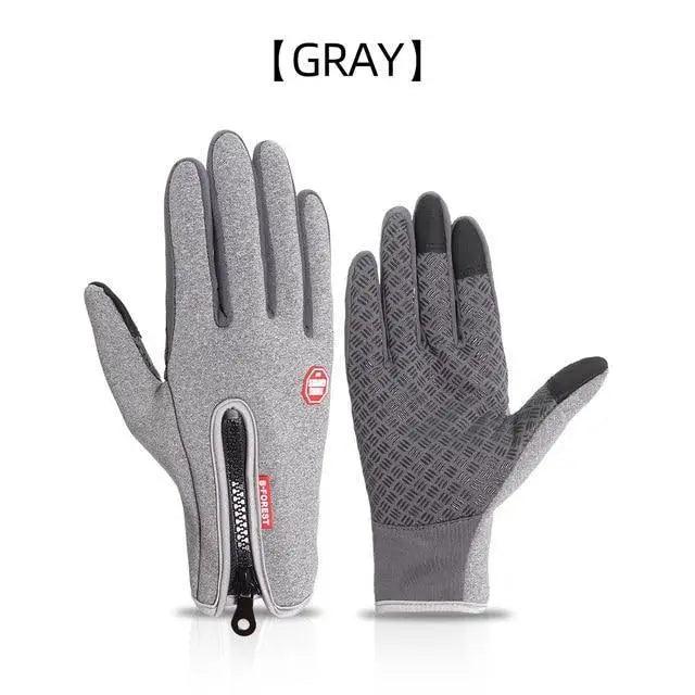 Stylish Winter Warm Cycling Gloves Fitness High Quality Men Women Wind Proof Bike Motorcycle Fishing Gloves Full Finger Touchscreen Gloves Cycling Gloves Touchscreen Waterproof Fleece Thermal Sports Gloves for Hiking