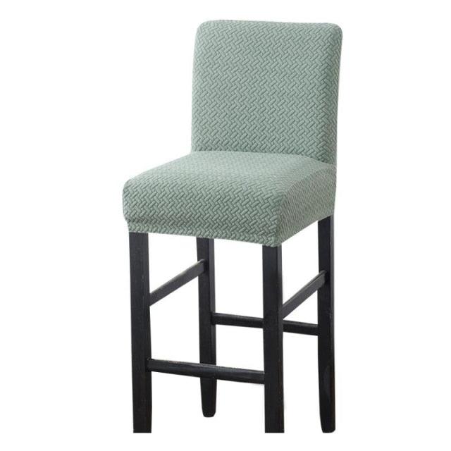 Thick Soft Modern Style Spandex elastic Chair Cover Solid Seat Covers for Bar Stool Chairs Slipcover Home Hotel Banquet Dining Chair Decoration For Liveing room