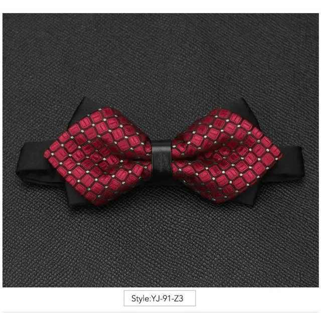 Wedding Men Butterfly Bowtie Formal Bow Ties Beautiful Printed Men Luxury Adjustable Business Bowties