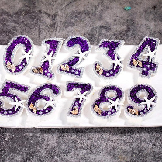 0-9 Number Cake Candle Polka Dot Number Candles Colorful Star Birthday Cake 0-9 Candles For Birthday Wedding Anniversary Reunions Theme Party Decoration Cupcake Topper Decoration Supplies Birthday Number Candle For Girl Boys Kid Cake Decoration Tools