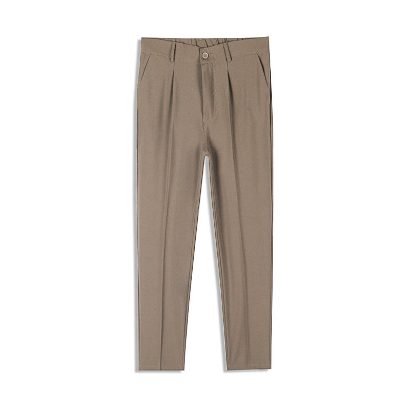 Autumn Wear Skinny Casual Draping All-matching Suit Pants
