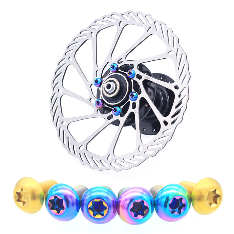 Mountain Bike TC4 Titanium Alloy T25 Disc Screw