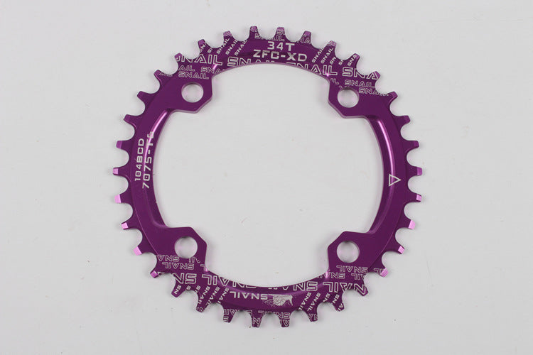 Cross-Border Snail Positive And Negative Tooth Disc 96-104Bcd Mountain Bike Disc Oval Disc