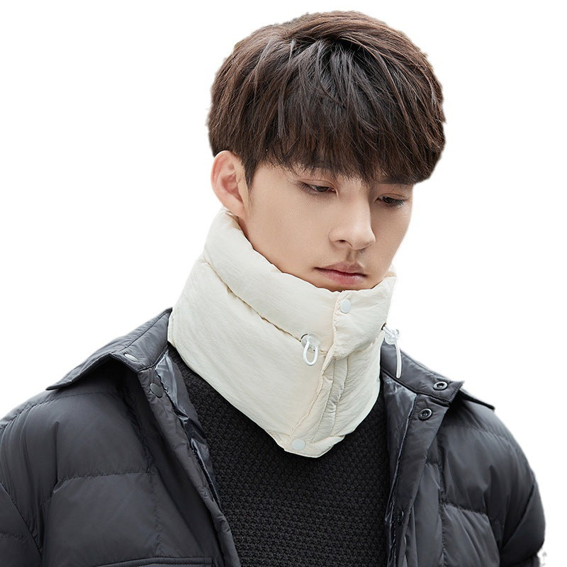 Winter Riding Warm Scarf Neck Protection Riding Motorcycle Windproof Scarf Winter Down Cotton Men's Bandana