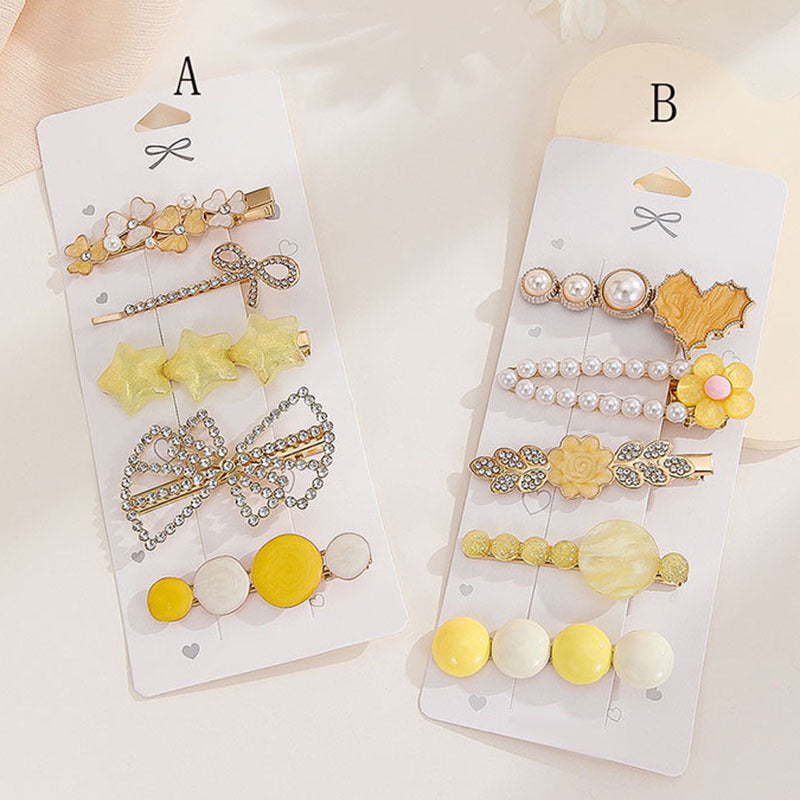 High Sense Barrettes Korean Simple Side Forehead Hairpin Hair Clip Girl Fringe Clip Headdress