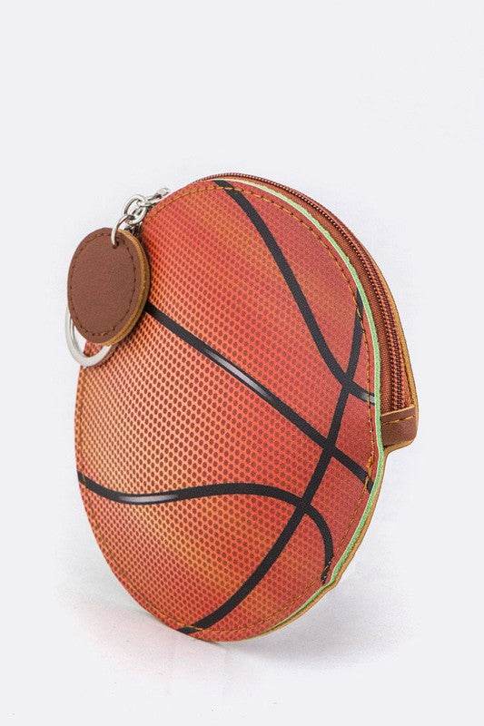 Basket Ball Coin Purse Key Charm