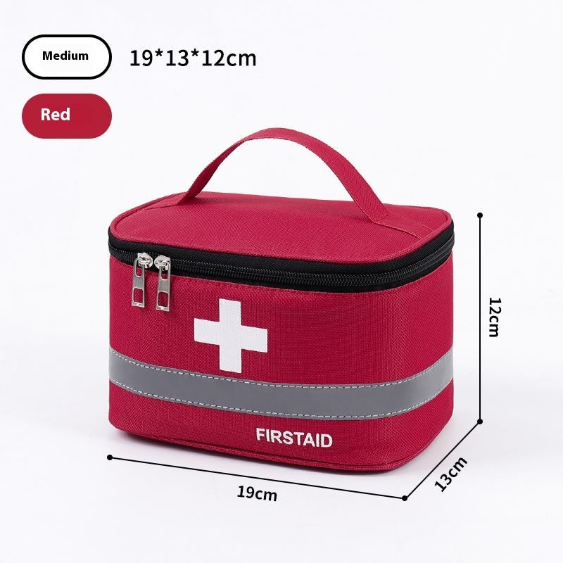 Portable First Aid Kits Family Pack Large Travel Medicine Medicine Storage Box Small