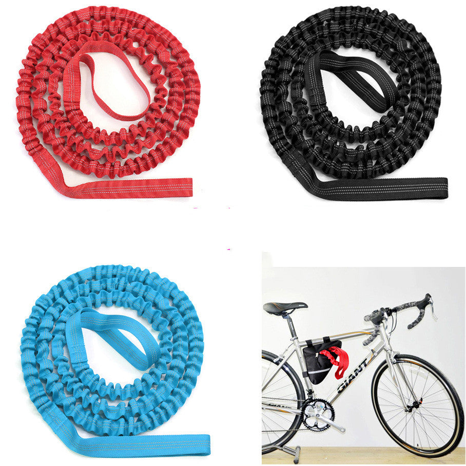 Bike Bungee Tow Rope For Kids MTB & Cycling Stretch Pull Strap For Riding Further With Your Child Children's Bicycle Traction Rope