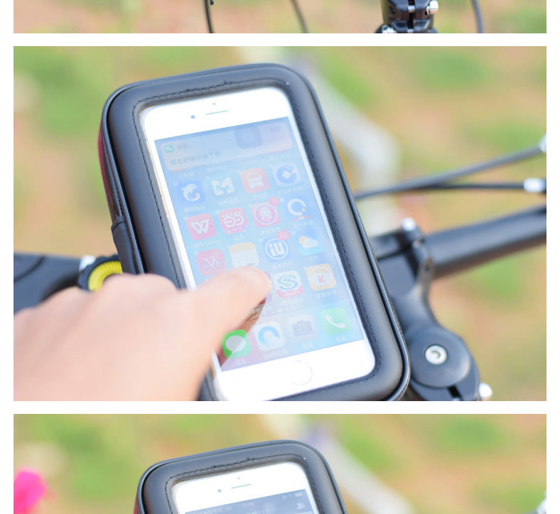 Mountain Bike Bicycle Electric Motorcycle Navigation Mobile Phone Waterproof Bag Holder