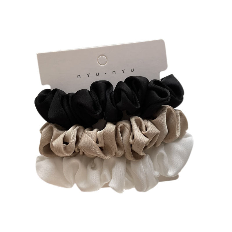 Elegant Silky Satin Simple French Hairtie