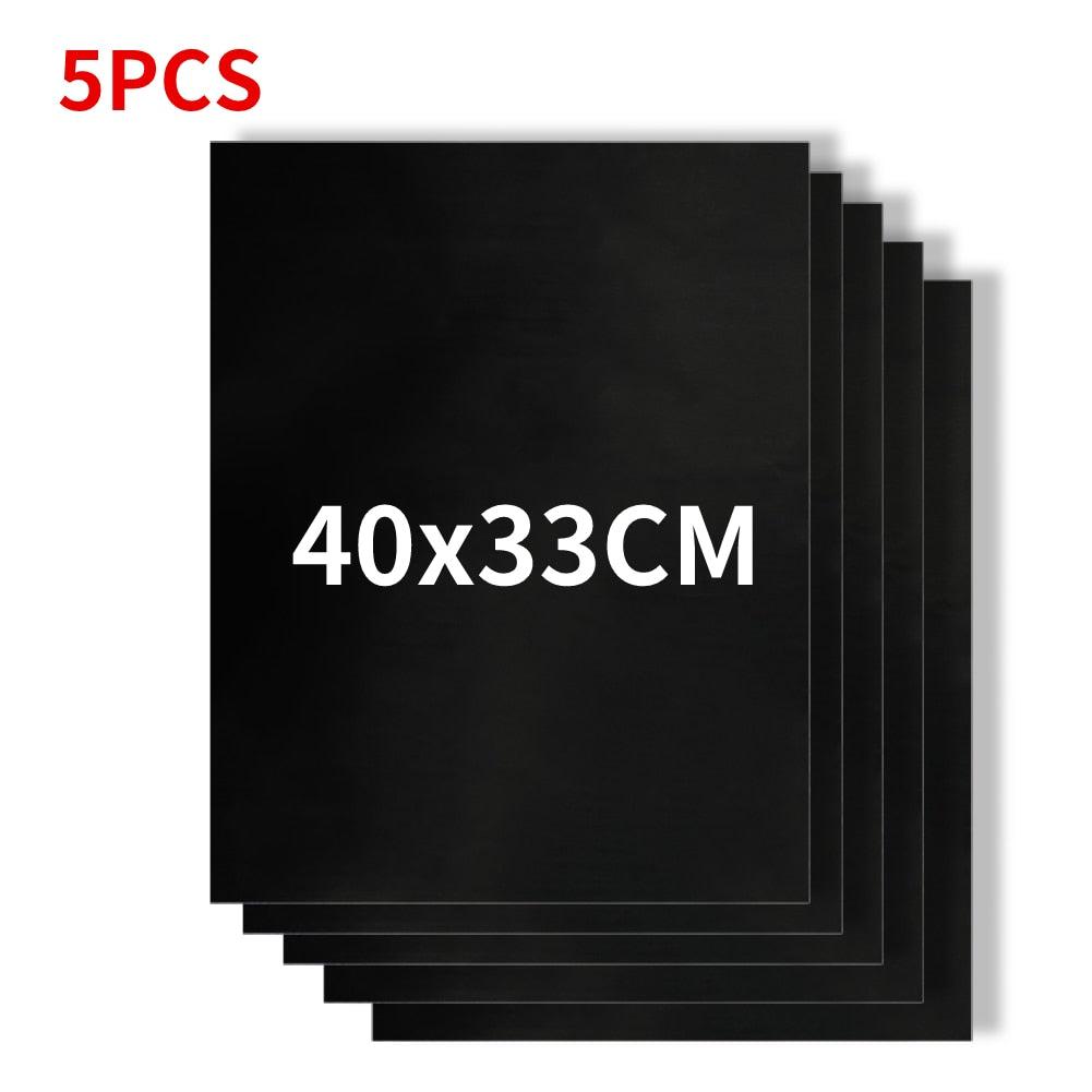 1-6pcs BBQ Grill Mat Non-stick Mat Heat Resistant Grill Mat Outdoor Baking Reusable Barbecue Party Mat 40x50cm Grill Accessories Barbecue Grill Mat Reusable Baking Mat BBQ Sheet Non-Stick for Electric Gas and Charcoal Barbecue Accessories