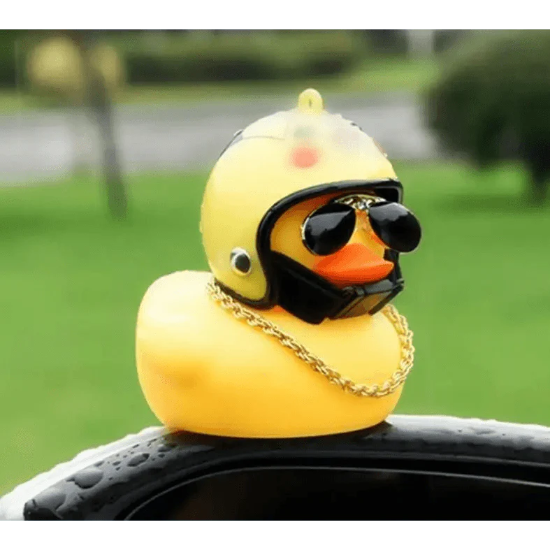 1 PC Small Yellow Duck For Car Perfect Man Gift For Car Auto Interior Decoration Unique Cool Design