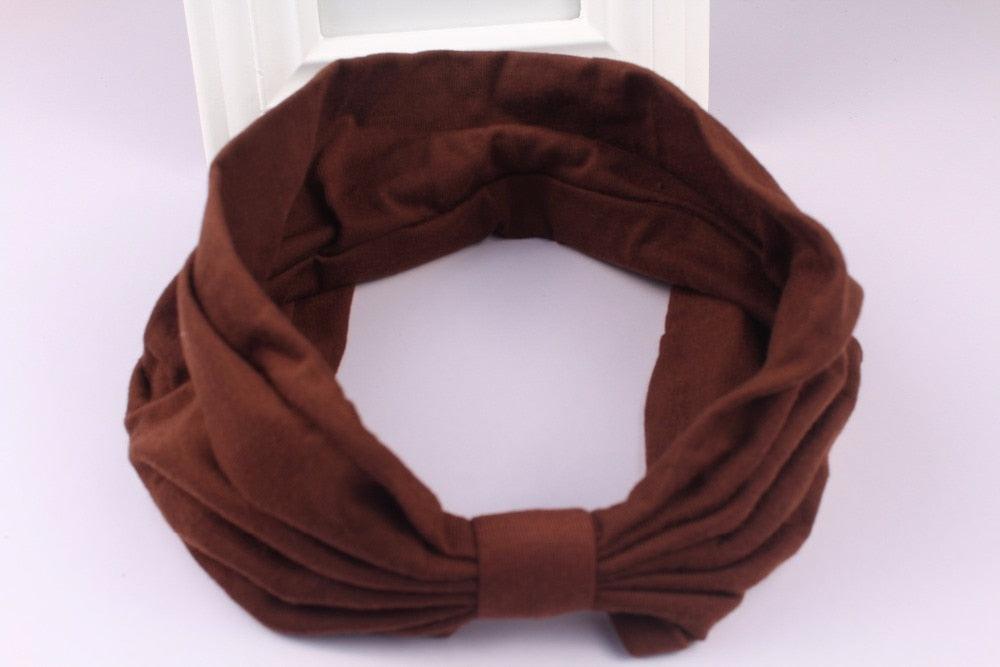 1 PCS Bohemia Wide Cotton Stretch Women Headbands Headpiece Turban Headwear Bandage Hair Bands Bandana Fascinator Gorgeous Hair Accessories For Women