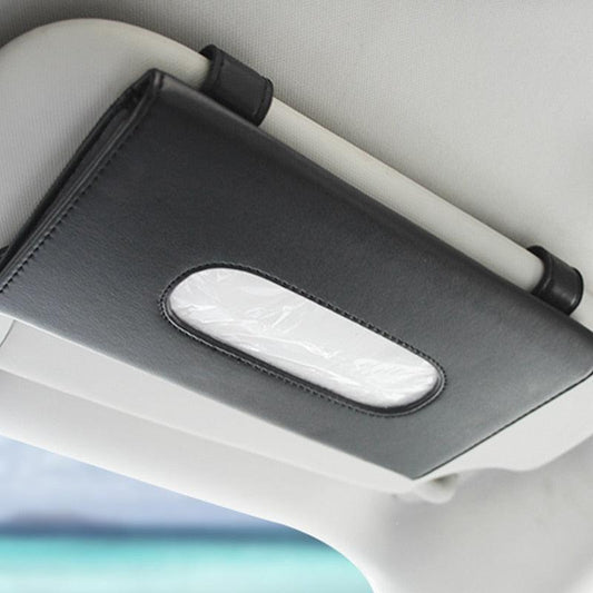 1 Pcs Car Premium Car Tissue Box for Car Tissue Box Towel Sets Car Sun Visor Tissue Box Holder Auto Interior Storage Decoration Car Visor Tissue Holder Mask Holder for Car Sun Visor Napkin Holder Mask Dispenser for Car Accessories